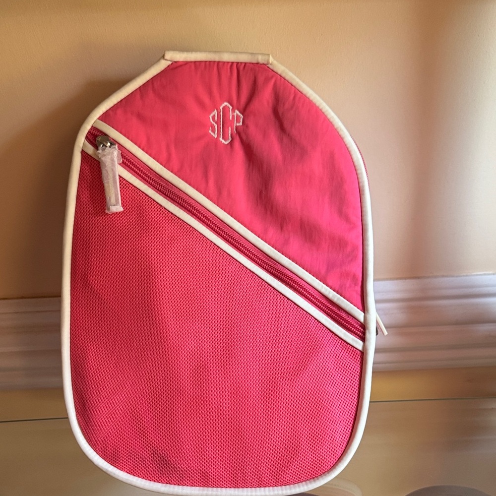 New Pink and White Pickle Ball is Racket Bag